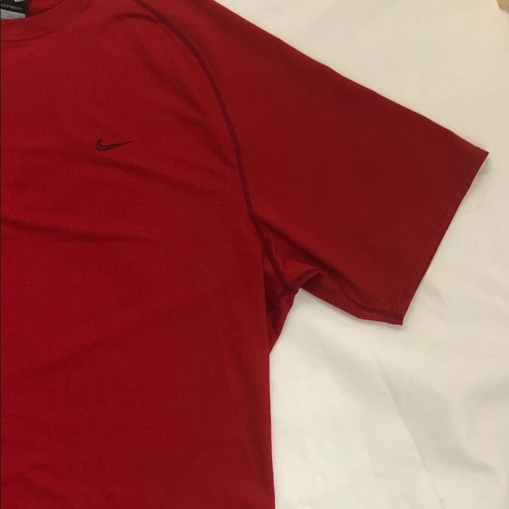 Nike 2XL Sphere Dry Mens Red Short Sleeve Shirt